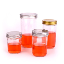 OEM ODM good selling Glass Container jar with Metal Lid for honey